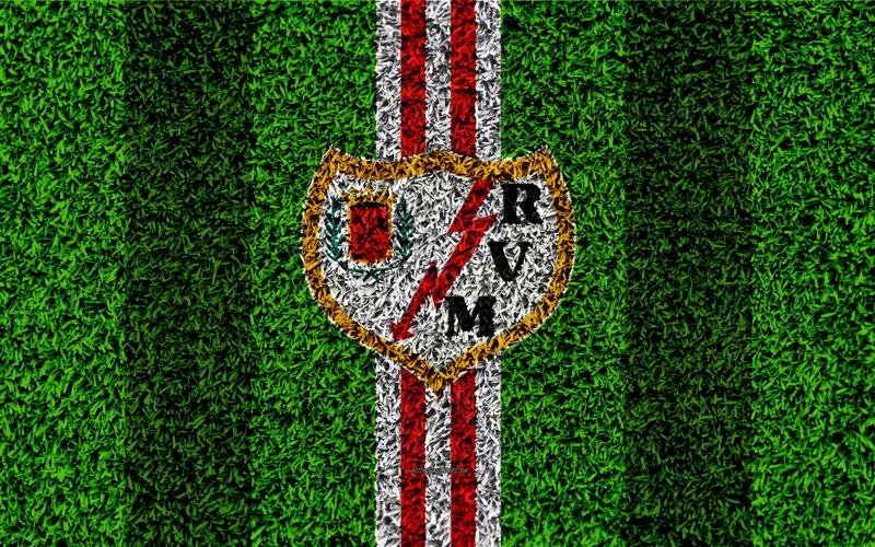 Soccer, Rayo Vallecano, Emblem, Logo, 4K
