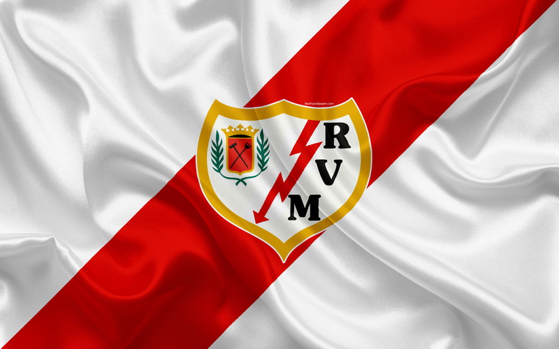 Soccer, Rayo Vallecano, 4K, Logo, Emblem