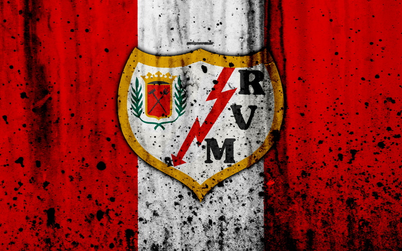 Soccer, Logo, Rayo Vallecano, Emblem, 4K