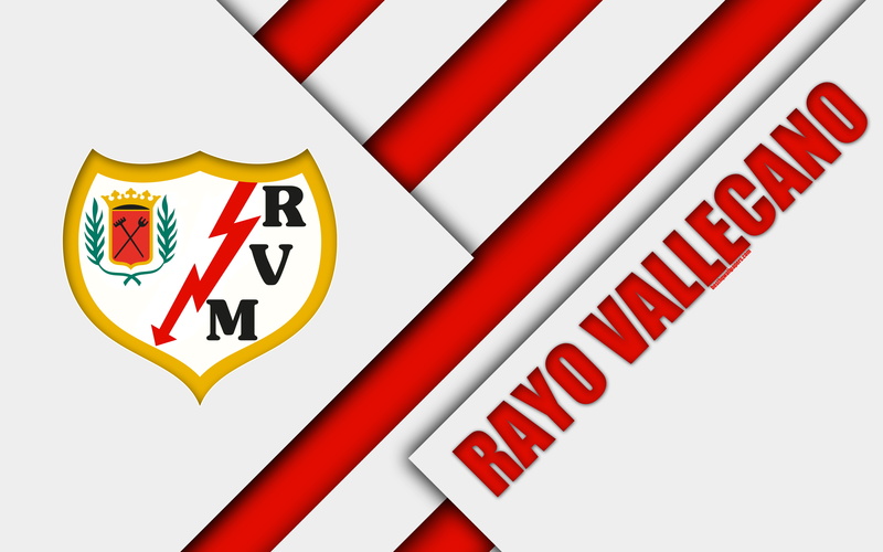 Emblem, Rayo Vallecano, 4K, Logo, Soccer