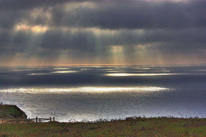 Portugal, scenics - nature, clouds, tranquil scene, landscape, land, outdoors, sky, beach, environment, sunlight, tranquility, dramatic sky, Sunset, stowmy