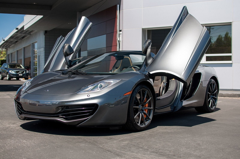 graphite, mp4, grey, 720P, mclaren, 12c, supercar, spider, color