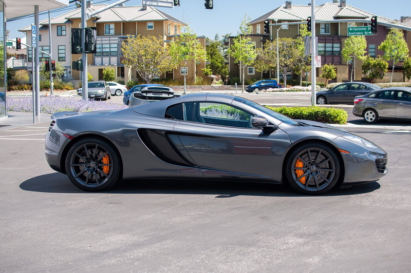 grey, 12c, mclaren, supercar, graphite, color, mp4, 720P, spider