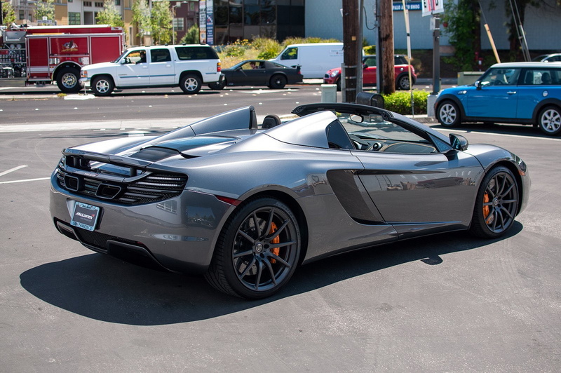 color, 12c, supercar, spider, mp4, graphite, 720P, grey, mclaren