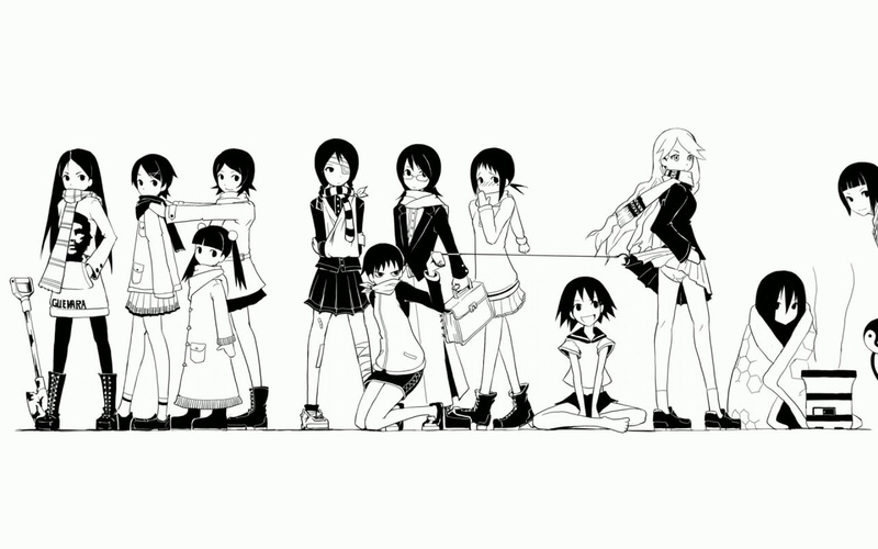 Harumi Fujiyoshi, Ai Kaga, Zetsubou-Sensei, Anime, Kafuka Fuura, Nami Hitou, Kaere Kimura, Abiru Kobushi, Chiri Kitsu, Matoi Tsunetsuki, 720P, Tarou Sekiutsu