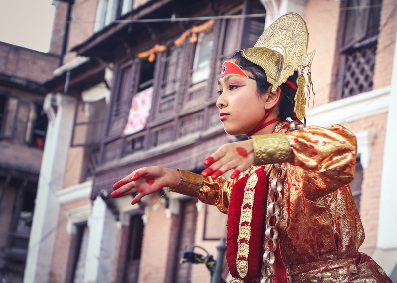 traditional clothing, tradition, dancing, red, woman, clothing, focus on foreground, costume, traditional wear, lifestyles, childhood, kid, yellow, one person