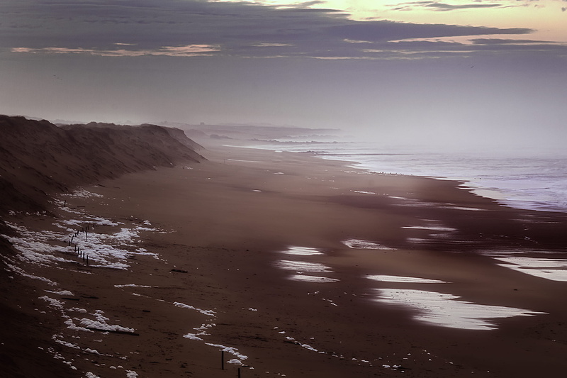 scenery, 2K, outdoors, nature, shoreline, seascape, environment, sky, sand, building, skyline, dune, ocean, océan, coast, water, no people, idyllic, promontory