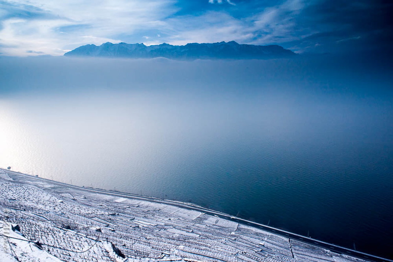 explorer, art, body, snow, winter, le bleu, body of water, Hiver, Lausanne, show, Léman, outdoors, Light, white sky, mountain, Montagne, Neige, european Alps
