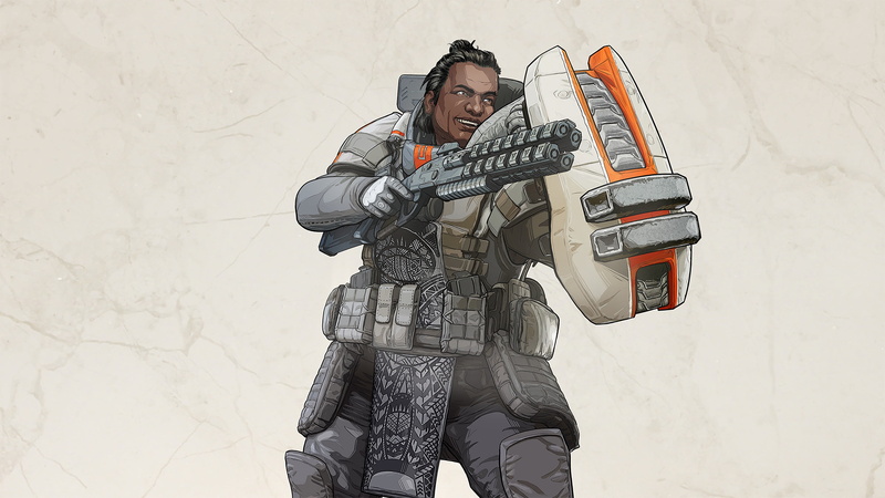 Gibraltar (Apex Legends), Video Game, 4K, Apex Legends