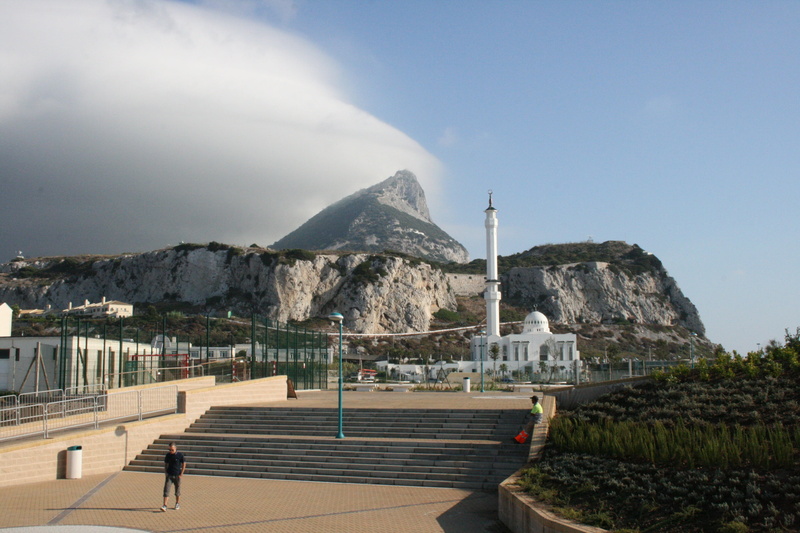 travel, built structure, sky, gibraltar, tourism, footpath, beauty in nature, travel destinations, plant, building exterior, mountain range, nature, rock