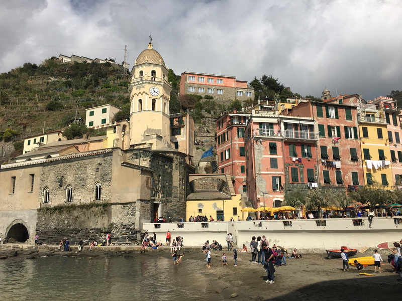 landscape, town, travel, coast, building Exterior, 4K, ocean, nature, place of worship, famous Place, cloud - sky, adventure, tourist, architecture And Buildings