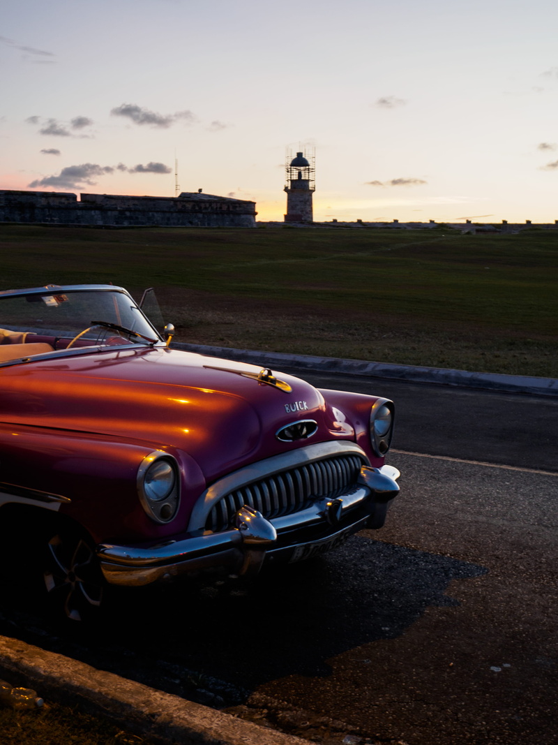luxury, sky, nature, mode of transportation, land vehicle, architecture, cloud - sky, 4K, motor vehicle, built structure, havana, orange color, vintage car