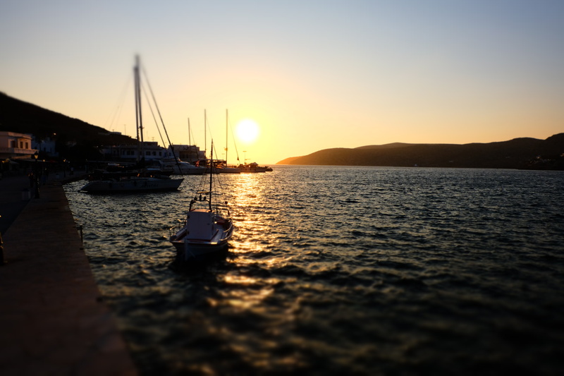 water, nature, Greece, sailboat, mountain, 5K, reflection, sea, clear sky, no people, sky, sunset, yacht, sailboats, scenics - nature, beauty in nature