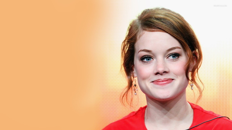 Jane Levy, brown hair, copy space, beauty, studio shot, young adult, headshot, adult, colored background, looking at camera, beautiful woman, lifestyles