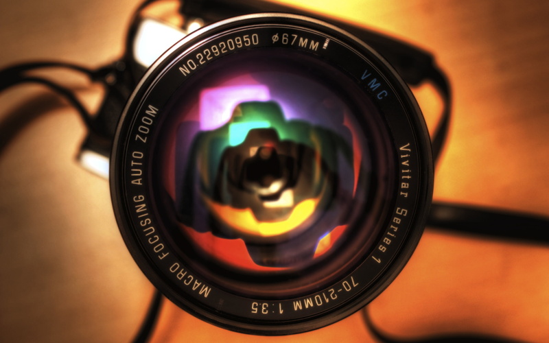 close-up, canon, HDR, 2K, camera, photography, Minolta Srt 101b, high dynamic range, canon eos 450d, Reflection, rainbow, lens, cameras, the camera