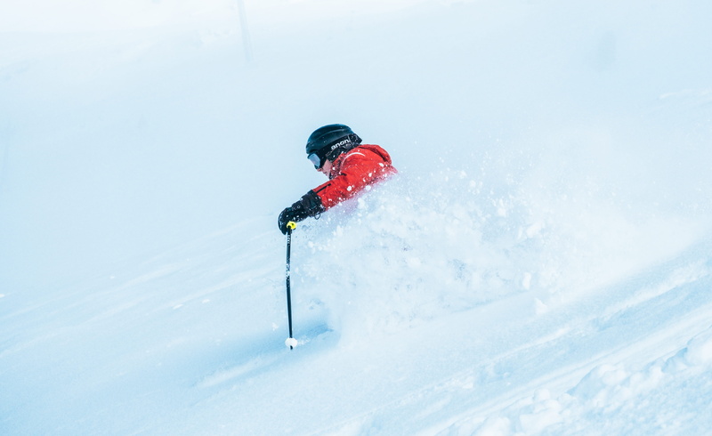 outdoors, adventure, austria, speed, sky, ski, motion, extreme Sports, leisure Activity, mountain, one Person, ski Slope, day, helmet, white, fun, boarder