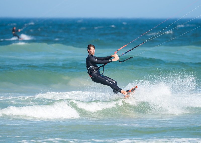 atlantic, wave, water, motion, spray, skill, wetsuit, blouberg, lifestyles, nature, one person, water sea, south africa, wave jumping, people, male, kiteboarding
