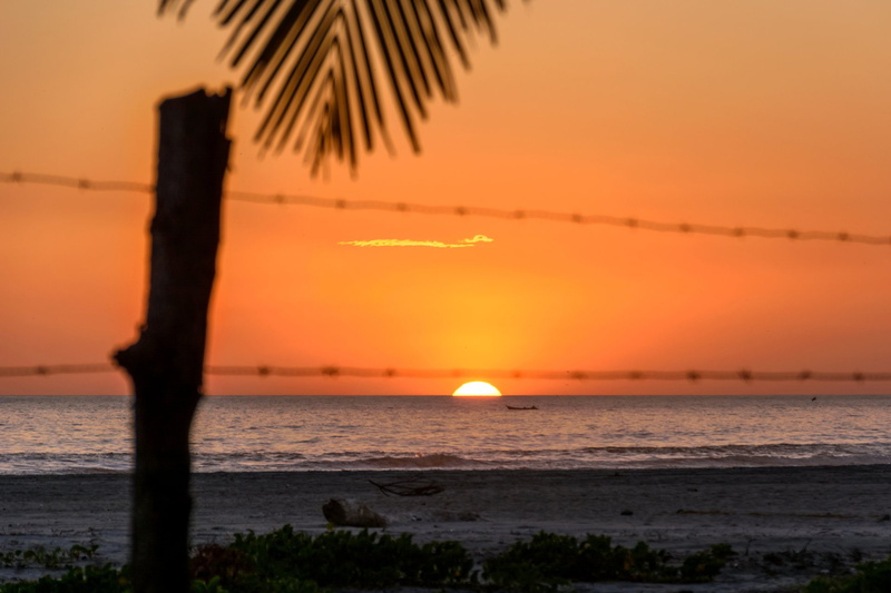 1080P, Sun, Seascape, Sunset, Wire, Costa Del Sol, El Salvador, Earth, Sea