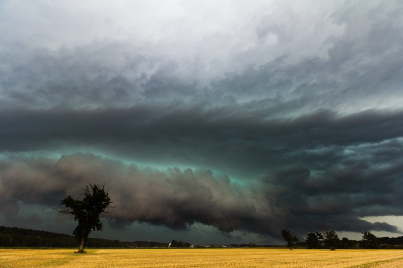storm, super cell, nature, shelf cloud, sky, dramatic, no people, beauty in nature, cumulonimbus, dramatic sky, non-urban scene, scenics - nature, 4K