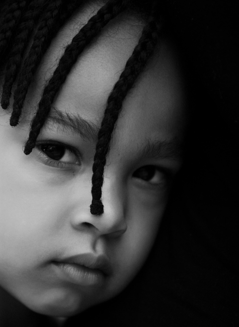 sweet, lifestyles, real people, braids, people, indoors, works of art, headshot, dark, eyes, abandonment, teenager, look, portrait, 4K, hair, photography
