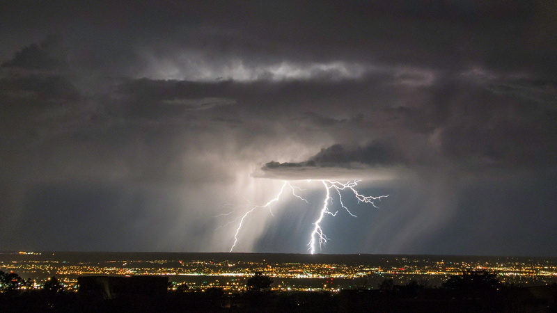 flash, sky, thunder, foudre, storn, lightning, walppaper, eclair, nature, 720P, night, nuit