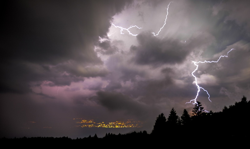 nuit, sky, flash, 1080P, walppaper, thunder, foudre, lightning, night, eclair, nature, storn