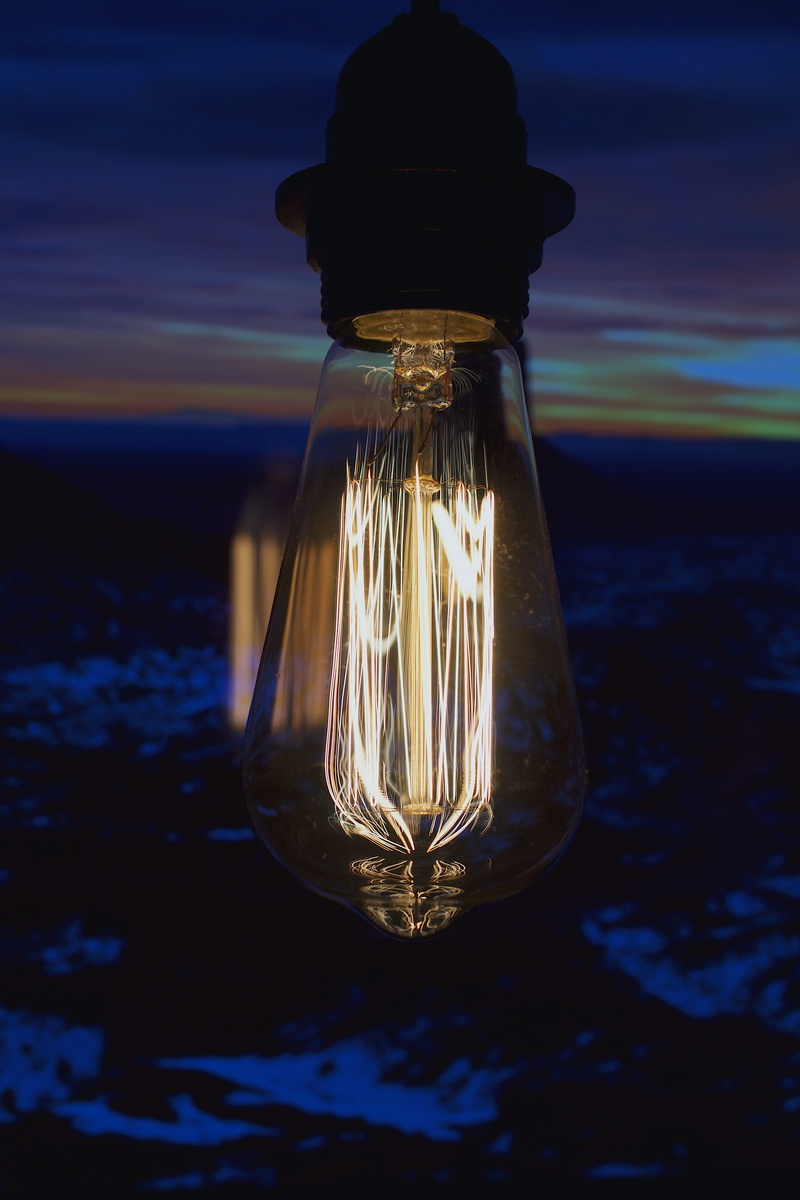 electricity, current, lamp, no people, retro lamp, vintage, filament, lighting equipment, sea, nature, tungsten, bulbs, water, transparent, sky, sunset