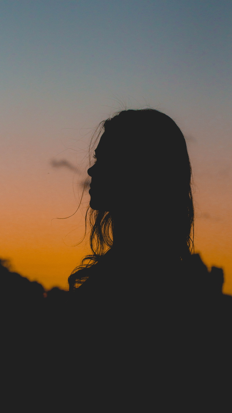 outdoors, scenics - nature, woman, portrait, sunset, real people, brazil, lifestyles, tranquil scene, hair, silhouette, cachoeira, tranquility, sister