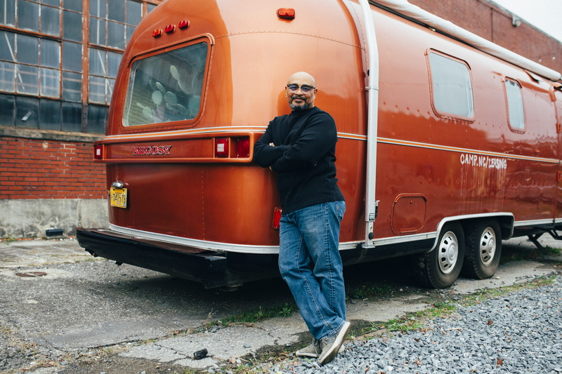 land vehicle, travel, lifestyles, mature adult, campervan, motorhome, public transportation, portrait, mature men, standing, males, man, vehicle, leaning