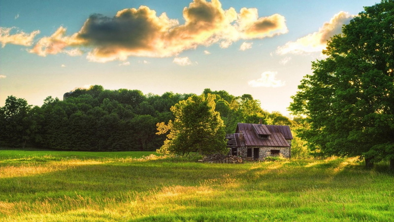 Prairie Hut, 1080P, hut, prairie