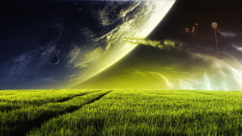 Prairie, Sky, Dream, 1080P
