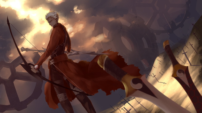 1080P, Fate Series, Archer (Fate/Stay Night), EMIYA, Fate/Stay Night: Unlimited Blade Works