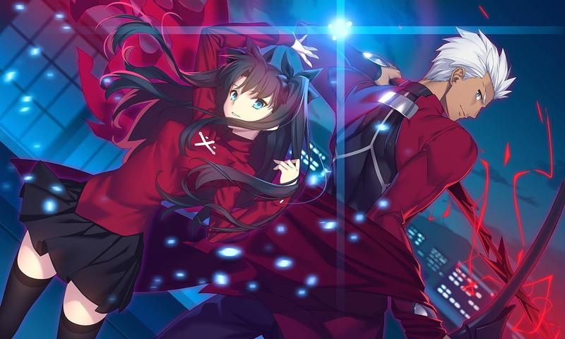 Fate Series, Archer (Fate Stay Night), Tohsaka Rin, 720P, Fate Stay Night