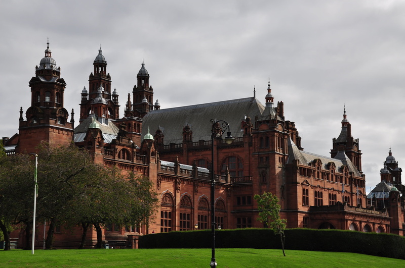 angle, religion, palace, sky, famous Place, nimbus, history, day, building exterior, glasgow, travel destinations, tower, cloud - sky, grass, 4K, culture