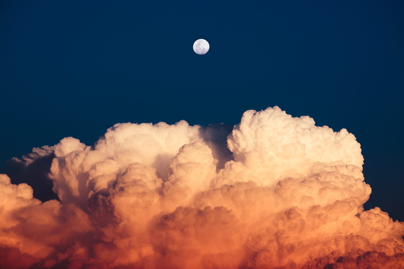 red, scenics - nature, no people, nature, moon, heaven, cloud - sky, beauty in nature, outdoors, cloud, softness, sky, tranquil scene, nimbus, formation