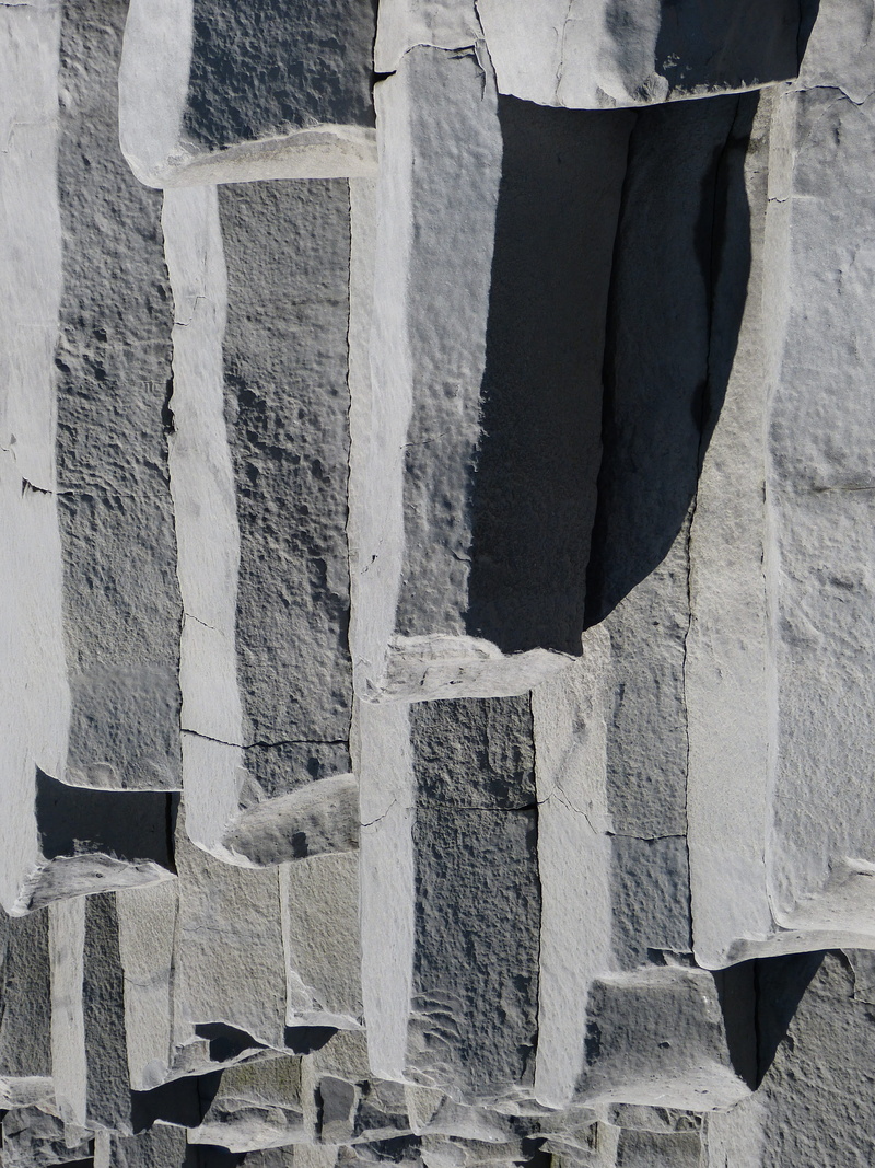 wall - building feature, the past, cliff, iceland, nature, built structure, building, basalt, old, landscape, south coast, no people, stone, history, stone wall