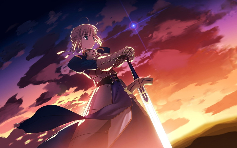 anime girls, fantasy art, Fate/Zero, Saber, 1080P, Fate Series