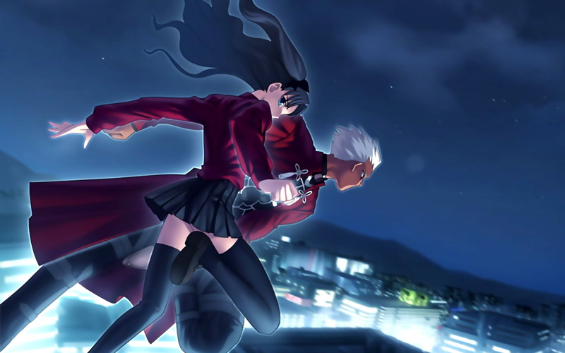 fate, anime, night, Tohsaka Rin, stay, 1080P, hd, series, fatestay, x, Fate/stay Night, tohsaka, archer, art, rin