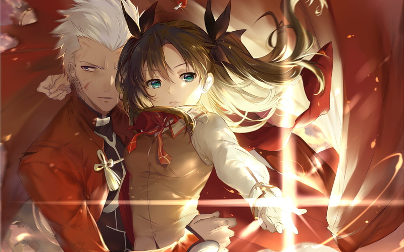 Archer (Fate/Stay Night), Fate Series, Rin Tohsaka, 1080P, Fate/Stay Night: Unlimited Blade Works