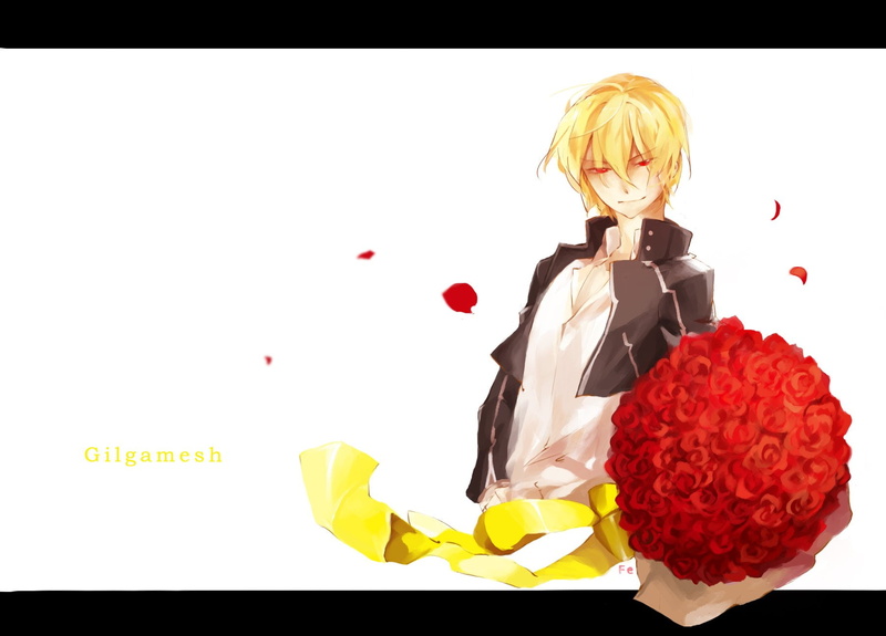 copy space, dessert, Fate Series, close-up, cake, representation, 720P, yellow, Fate/Zero, sweet food, baked, no people, red, fruit, white background