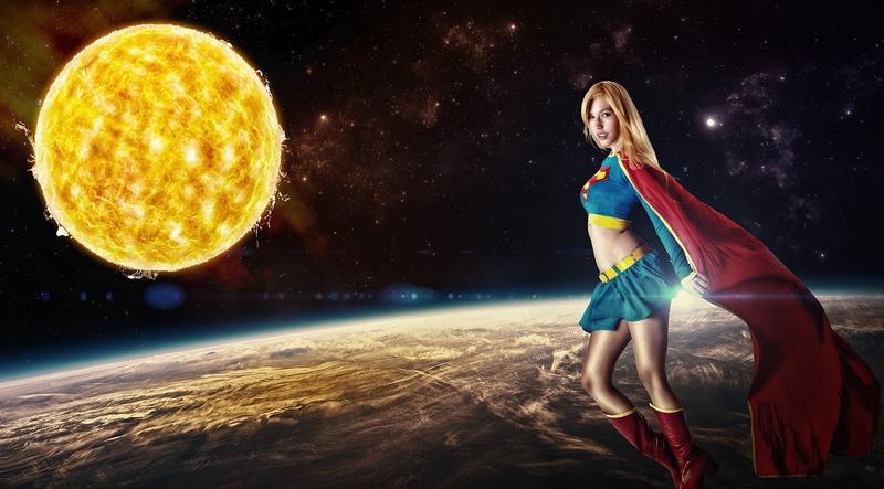 space, Supergirl, 720P