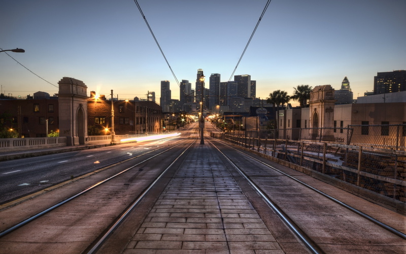 la, 2K, cityscape, angeles, timelapse, rails, los, hd