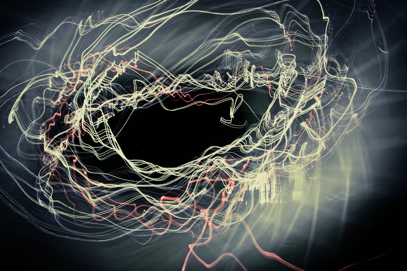 2K, digital composite, modern art, brown, Long Exposure, global communications, reflection, pattern, creative, black background, light trail, light - natural phenomenon