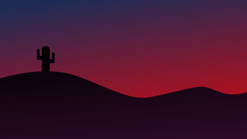 sunset, belief, idyllic, desert, spirituality, lonely, copy space, cactus, pink color, standing, cross shape, silhouette, cross, mountain, religion, 1080P