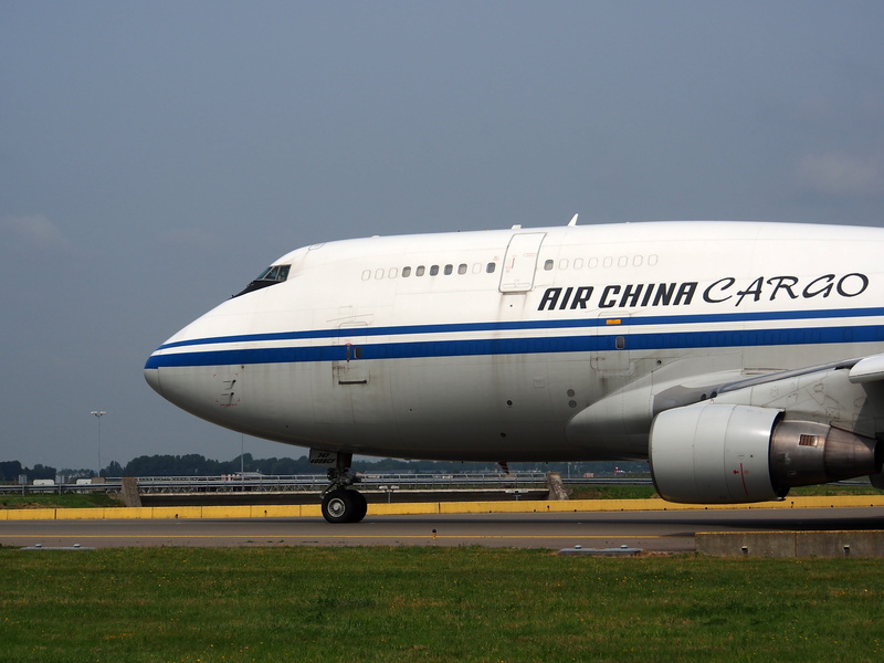 nature, airport runway, sky, industry, jet, travel, boeing 747, bow, no people, air china cargo, airport, land, aircraft, jet engine, wheel, airplane, jumbo jet
