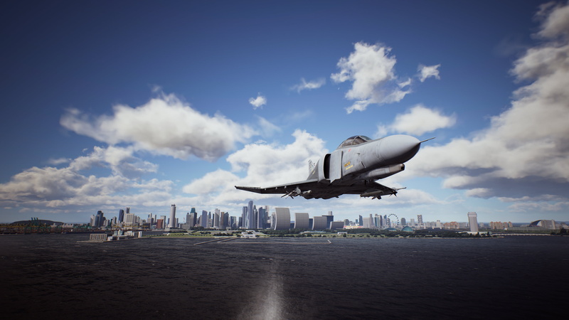 Ace Combat 7, F-4 Phantom II, military aircraft, 4K