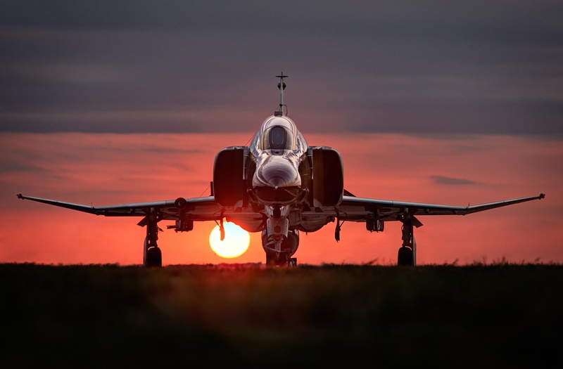 aerospace industry, sky, dusk, sunset, airport, nature, airport runway, travel, cloud - sky, red, Military Aircraft, illuminated, orange color, arrival