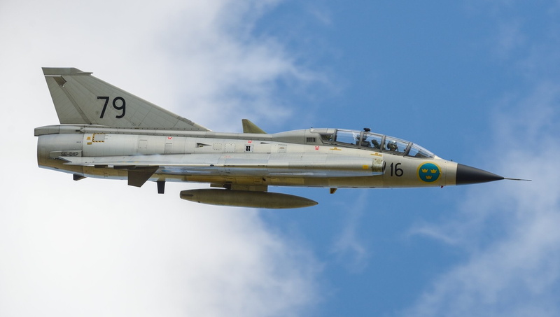 Jet Fighters, Saab 35 Draken, Jet Fighter, Warplane, 1080P, Aircraft
