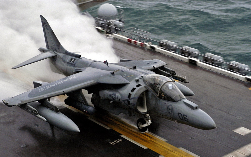 airplane, Jets, Harrier Jump Jet, Military Aircraft, Marines, 720P