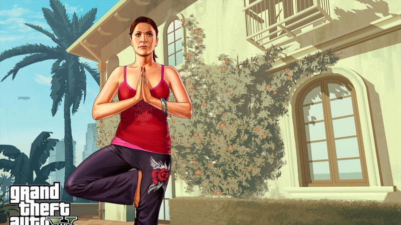 1080P, pc games, three quarter length, portrait, lifestyles, games, leisure activity, young adult, gta 5, building, women, window, hand, building exterior